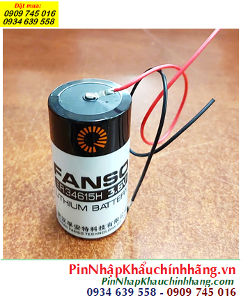 Fanso ER34615H, Pin nuôi nguồn PLC lithium 3.6v Fanso ER34615H D 19000mAh chính hãng 